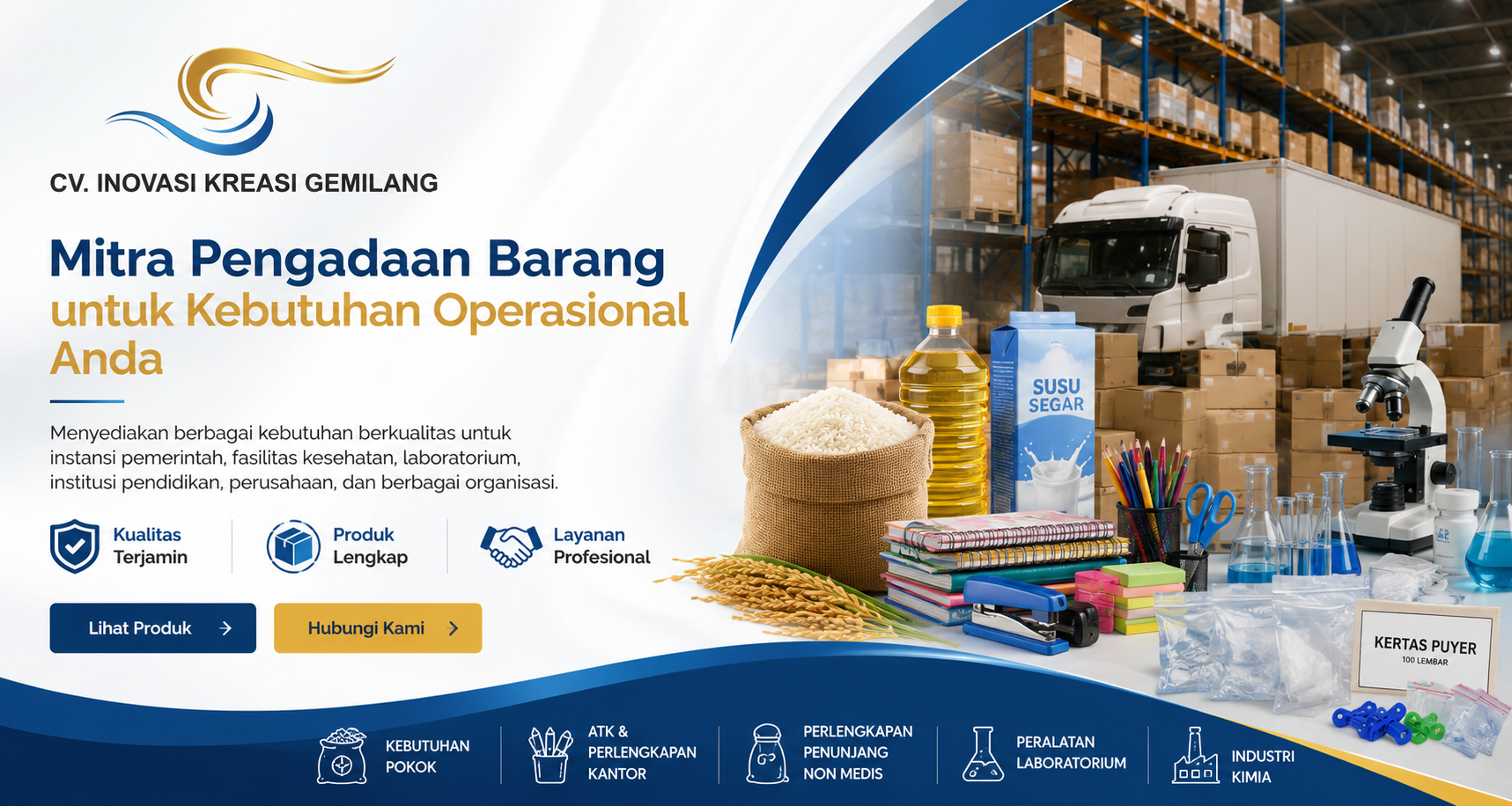 Supplier Kebutuhan Pokok dan Alat Tulis Kantor